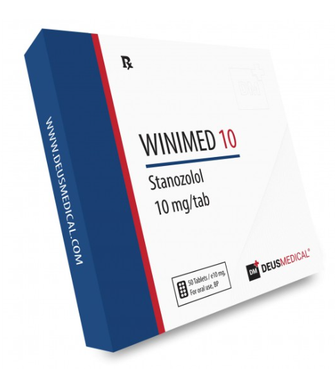 Estanozolol (Winstrol/Winimed) — Deus Medical — 50 comprimidos de 10 mg